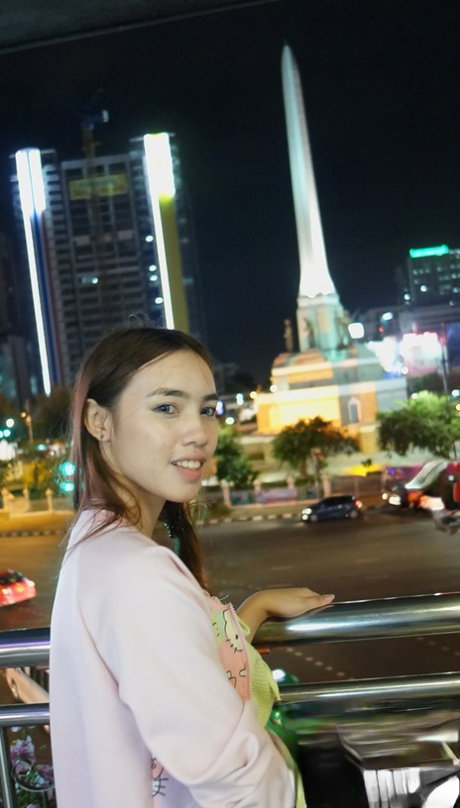 Asian teen Fa H exposes her slim body and gets fucked in POV action