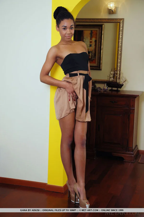 Black teen in pigtails Gana models naked with long legs & puffy nipples  - Ebony, Teen, Black, African, Babe, Cute, Ass, Spreading, Pussy, Legs  - Photo 18