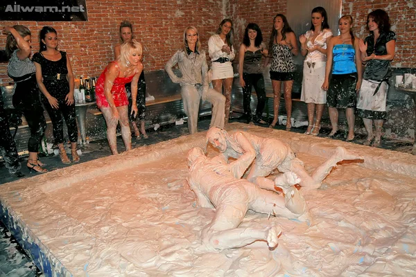 Salacious european fetish ladies enjoy a messy mud wrestling  - Fetish, European, Skirt, Outdoor  - Photo 14