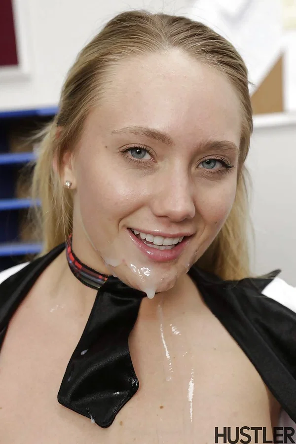 Young blonde schoolgirl AJ Applegate getting chipmunked by large cock  - Schoolgirl, Blowjob, Facial, Pornstar, Cumshot, Face, Handjob, Nipples  - Photo 16