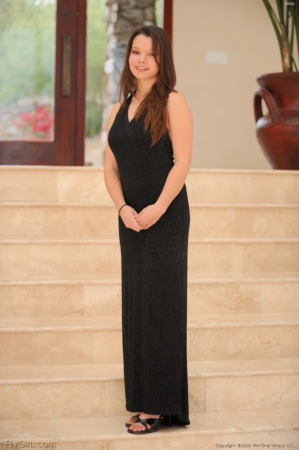 Cute teen in a black dress Jessy exposes her hot cunt and nice big tits  - Upskirt, Pussy, Undressing, Sexy, Big Tits, Skirt, Beautiful, Clothed, Ass, Glamour  - Photo 2