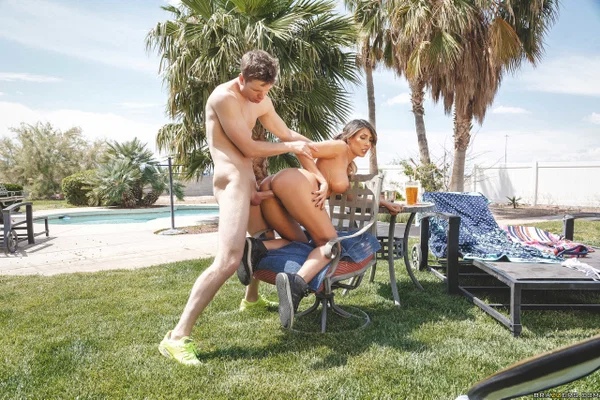 MILF Makayla Cox enjoys an intense outdoor fuck with Markus Dupree  - Pool, MILF, Canadian, Massage, Reality, Outdoor, Big Tits, Hardcore, Curly, Blonde  - Photo 13