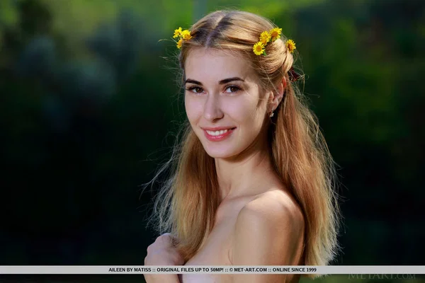 Skinny teen Aileen removes her dress to pose nude near a river  - Skinny, Outdoor, Undressing, Tiny Tits, Cute, Face, Ass, Legs, Close Up, Shaved  - Photo 3