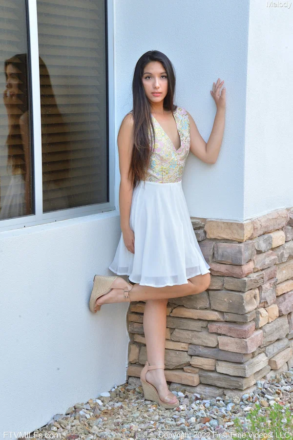 Long-haired beauty Melody masturbates & poses in her outdoor compilation  - Pussy, Upskirt, Spreading, Sexy, Beautiful, Hairy, High Heels, Solo, Outdoor, Skirt  - Photo 17