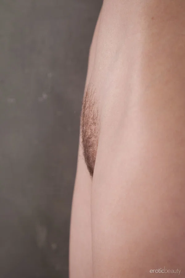 Brunette teen Ulia models totally naked upon a folding stool  - Hairy, Teen, Tiny Tits, Pussy, Close Up, Ass, Babe, Nipples, Beautiful, Solo  - Photo 13