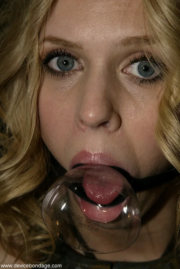Pretty gagged blonde with pierced nipples gets her nipples & toes tied up  - BDSM, Bondage, Dildo, MILF, Blonde, Spreading, Feet, White, Big Tits, Pussy  - Photo 8