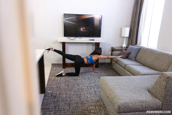 Latina brunette Abby lee Brazil gets her yoga pants ripped off & pussy boned  - POV, Brazilian, Yoga, Doggy Style, Yoga Pants, Latina, MILF, Couple, Missionary, Interracial  - Photo 13