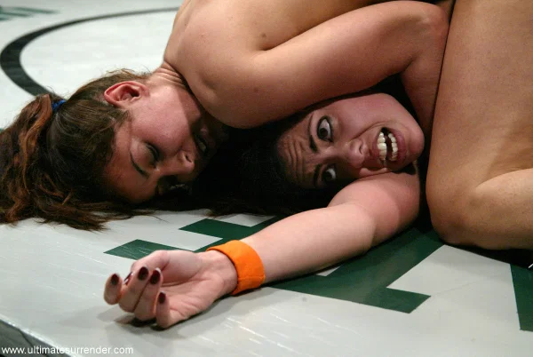 Naked lesbians grind their bare asses together while wrestling  - Sports, Gym, MILF, Chubby, Curvy, BBW, Latina, Short Hair, Thick, Fetish  - Photo 12