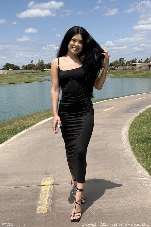 Amateur babe Camila shows her titties, ass and twat in the backseat of a car  - Public, Amateur, High Heels, Teen, Petite, White, Cute, Sexy, Pussy, Ass  - Photo 10