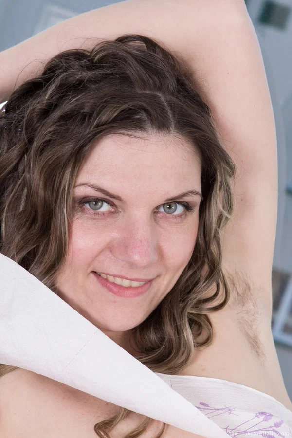 Curly haired cleaning lady Aga strips and massages her fuzzy holes  - Big Clit, Hairy, Spreading, Asshole, Close Up, Tiny Tits, Pussy, PAWG, Nipples, Ass  - Photo 19