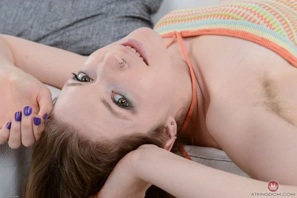 Sexy amateur Apricot Pitts touches her hairy vagina after losing her clothes  - Hairy, Pussy, Spreading, Teen, Amateur, Panties, Solo, Ass, Anal Gape, Petite  - Photo 2