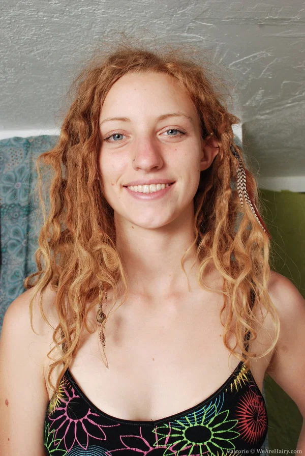Natural slut Valcorie revealing her hairy body and unshaved tight holes  - Redhead, Hairy, Pussy, Tiny Tits, Close Up, Ass, Amateur, Nipples, Panties, Spreading  - Photo 1