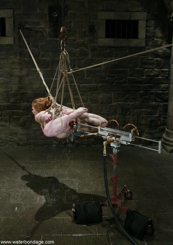 Water Bondage performed by Claire Adams, Madison Young Nude Images  - Fetish, Wet, BDSM, Redhead, MILF, Petite, Bondage, White  - Photo 16