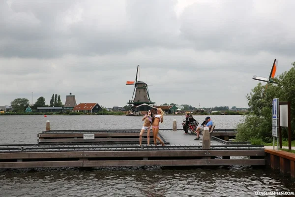 Club Seventeen performed by Daniella C, Jessie C, Naomi I Naked Photos  - Dutch, Public, Shorts, Boots, Teen, Tiny Tits, Glasses, Outdoor, Panties, Blonde  - Photo 15