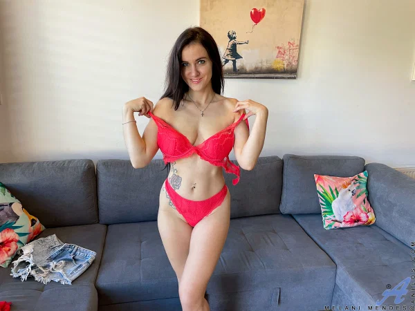 Brunette housewife Melani Mendes finger spreads her pink pussy after getting nak  - Housewife, Saggy Tits, Wife, Amateur, MILF, Tattoo, Pussy, Fingering, Ass, Spreading  - Photo 4