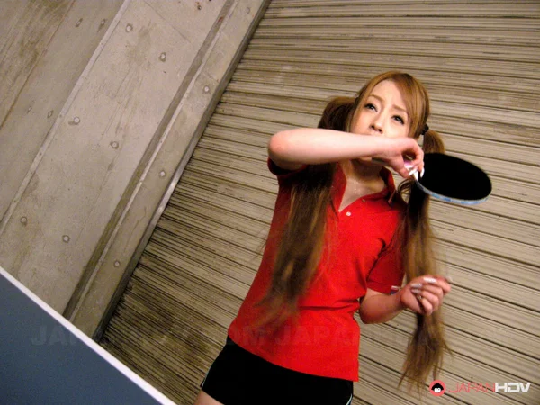 Japanese teen Ria Sakurai is forced into giving a blowjob after losing a game  - Teen, Petite, Asian, Japanese, Cute, Pigtails, Cum In Mouth, Brunette, Reality, Shorts  - Photo 4