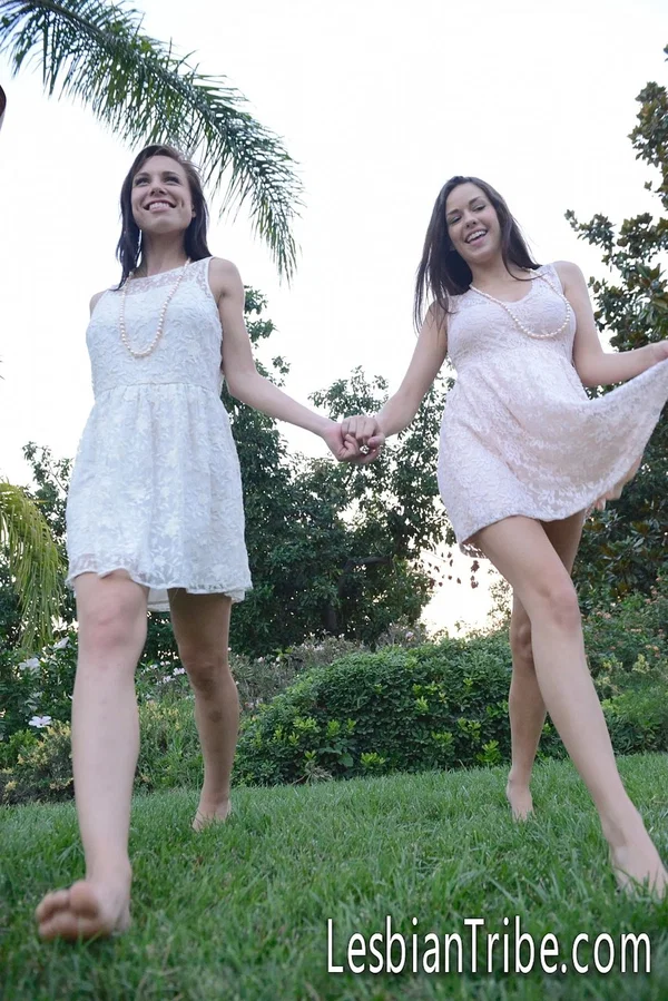 Teens Aidra Fox and Madi Meadows suck and finger each other's clam outdoors  - Cute, Dress, Skirt, Humping, Kissing, Teen, Lesbian, Outdoor, White, Fingering  - Photo 21