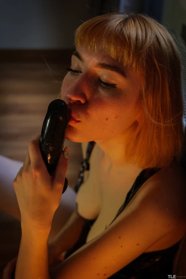 Petite teen Lilly Mays masturbates with a sex toy during solo action  - Teen, Lesbian, Cute, Glamour, Model  - Photo 21
