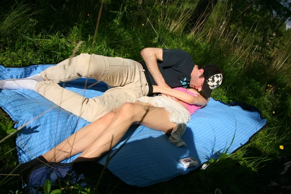 Amateur teen Silviya strips at the picnic & fucks her man in various positions  - Outdoor, Girlfriend, Teen, Cute, Amateur, European, Short Hair  - Photo 8
