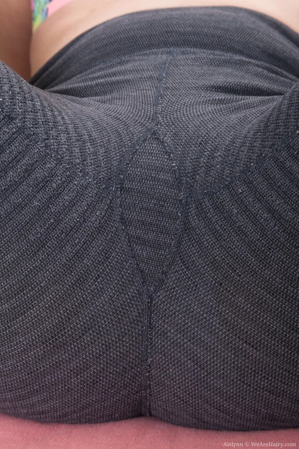 Brunette amateur Aislynn loses her tights and flaunts her hairy pussy  - Panties, Sports, Tiny Tits, Feet, Hairy, Ass, Pussy, Short Hair, Spreading, Sexy  - Photo 2