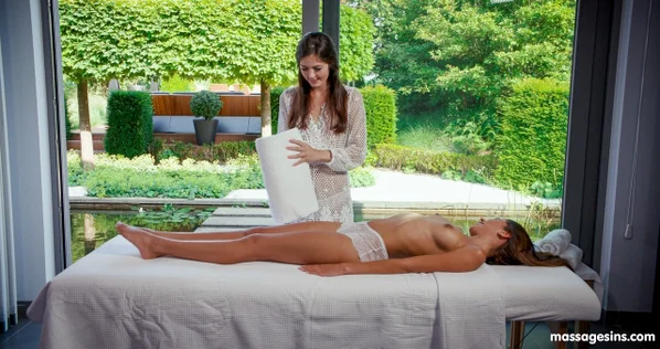 Cindy Shine and Baby Nicols squirt during the course of lesbian sex  - Squirting, Latina, Massage, Pussy, Close Up, Lesbian, Ass, Outdoor, Fingering, Skinny  - Photo 1