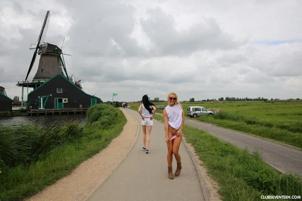 Club Seventeen performed by Daniella C, Jessie C, Naomi I Naked Photos  - Dutch, Public, Shorts, Boots, Teen, Tiny Tits, Glasses, Outdoor, Panties, Blonde  - Photo 17