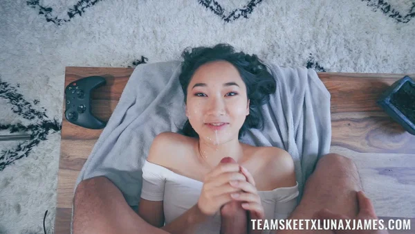 Asian teen with a yummy pussy Luna X gets a thorough anal pounding  - POV, Missionary, Asian, Anal, Ass Fucking, Short Hair, Doggy Style, Teen, Hardcore, Close Up  - Photo 21