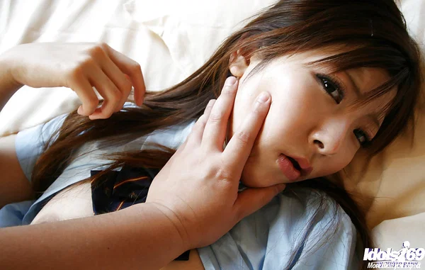 Submissive asian schoolgirl gets her hairy pussy pounded hardcore  - Schoolgirl, Japanese, Asian, Teen, Hardcore, Hairy, Cumshot, Tiny Tits, Legs, Spreading  - Photo 11