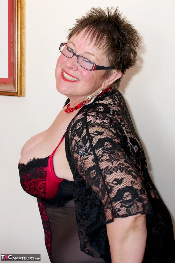 Fat older woman Warm Sweet Honey dildos her pussy in lingerie and glasses  - SSBBW, Mature, Saggy Tits, Chubby, Glasses, BBW, Thick, Curvy, Amateur, Big Tits  - Photo 9
