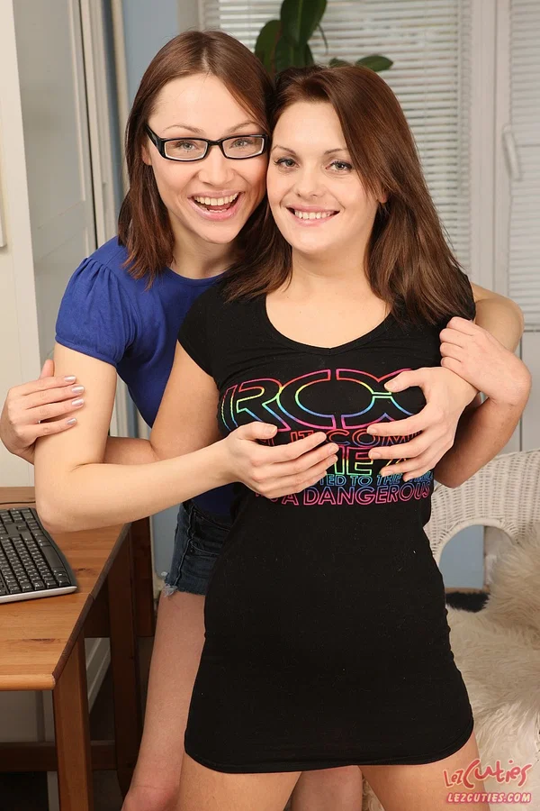 Russian teens Dominica Phoenix & Macy kiss as they take dildo up their asses  - Lesbian, Anal, Glasses, Sexy, Pussy Licking, Pussy, Feet, Brunette, Natural Tits, Big Tits  - Photo 3
