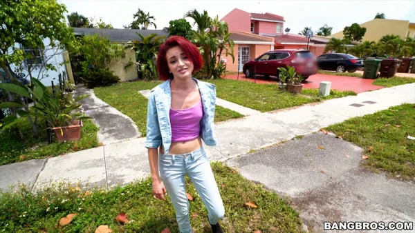 Redhead cutie Lola Fae enjoys assfucking and warm cum in the car  - Hardcore, Teen, Anal, Amateur, Redhead, Reality, Jeans, Petite, Short Hair, Skinny  - Photo 6