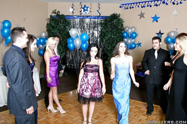 Rachel RoXXX and Cherokee wait till the party is over to have gangbang  - Reality, Groupsex, Party, Pussy Licking, Cumshot, Big Tits, Ass, Threesome, Skirt, Blowjob  - Photo 2