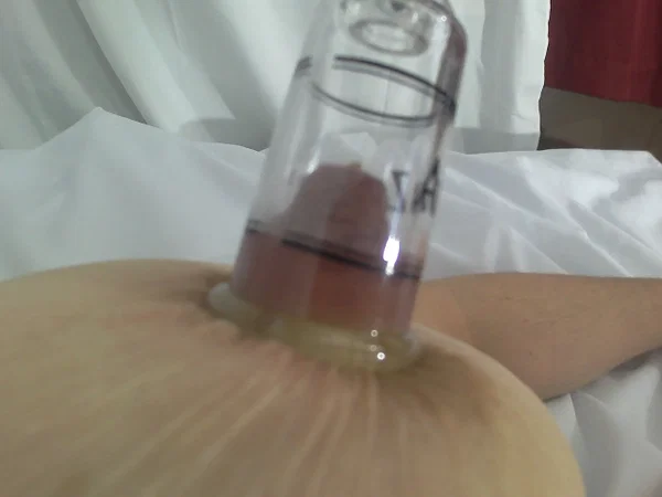 Playful amateur BBW pumping her big tits and pussy in a kinky solo  - Mature, BBW, Curvy, Chubby, Pussy, Big Clit, Close Up, Thick, Nipples, Shaved  - Photo 6