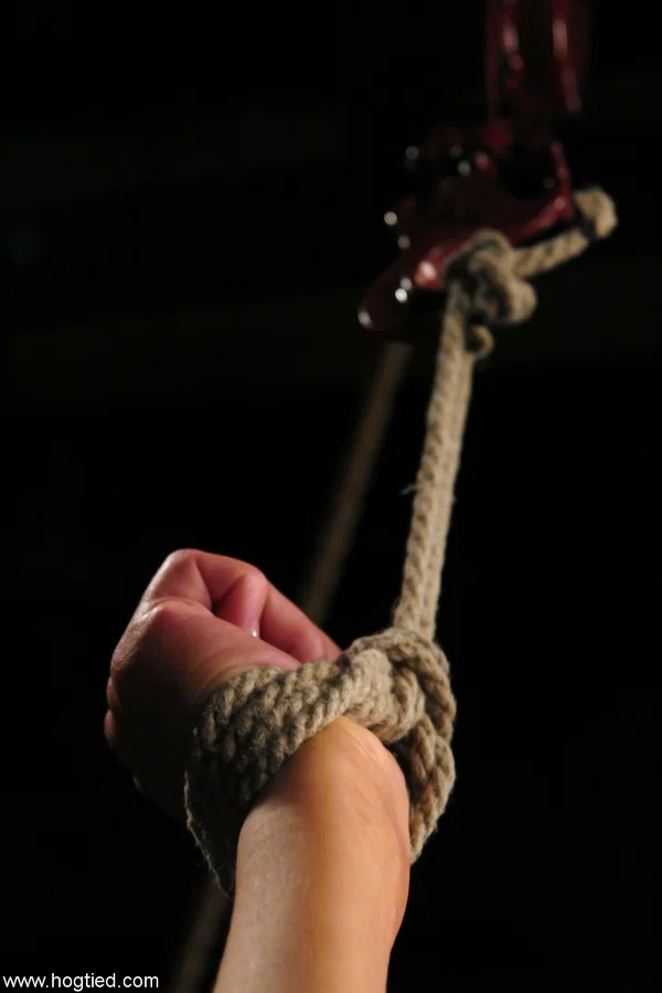 Sexy Blonde Leah Wilde gets tied up & manhandled in BDSM corporal punishment  - BDSM, Tiny Tits, Bondage, Skinny, Teen, Amateur, Sexy, Cute, Petite, Blonde  - Photo 1