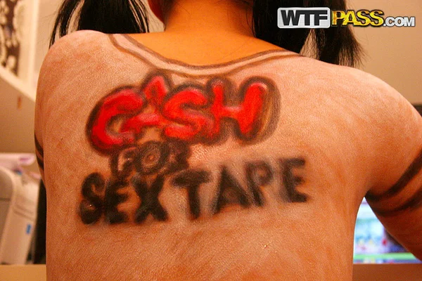 Dark haired amateur Krystinka strikes hot solo poses in sexy bodypaint  - Homemade, Amateur, Jeans, Ass, Big Tits, Babe, Pigtails, Brunette, PAWG, Pussy  - Photo 15