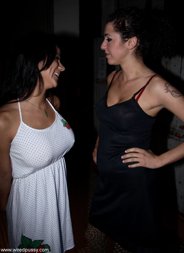 Pretty lesbian Nadia Styles unveils her big tits while teasing in a sexy dress  - Reality, Non Nude, Public, Femdom, MILF, Lesbian, Latina, BDSM, Dress, Bondage  - Photo 10