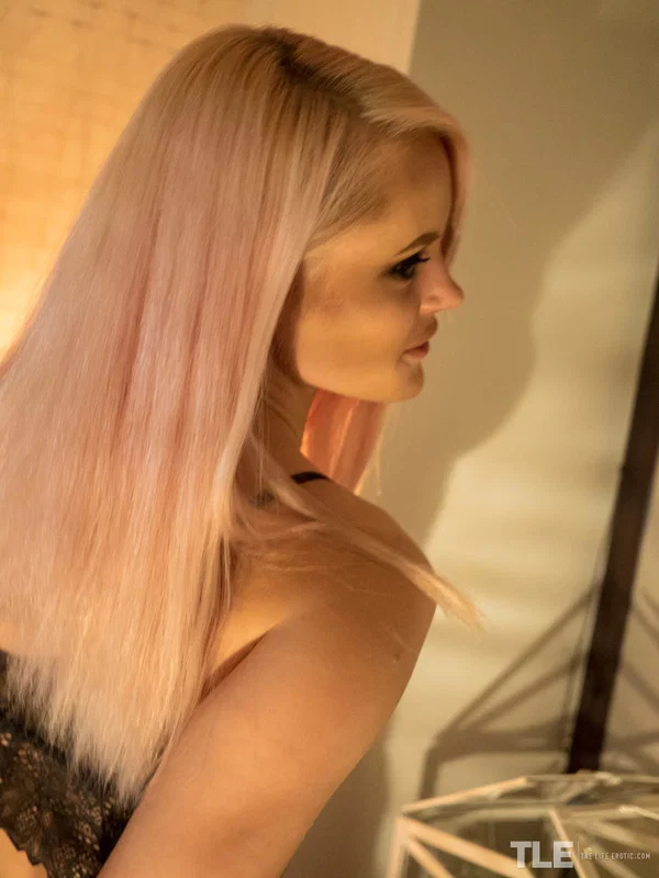 Hot teen Natasha M is masturbated while tied to a chair with black cord  - Teen, Pussy, Fetish, Close Up, Masturbation, Shaved, Dildo, Lingerie, Face, Nipples  - Photo 3