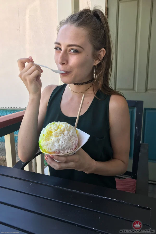 Skinny American girlfriend Kyler Quinn poses nude & masturbates in public  - Public, Girlfriend, Amateur, Beach, Petite, Feet, Teen, Step Sister, Outdoor, Pussy  - Photo 11