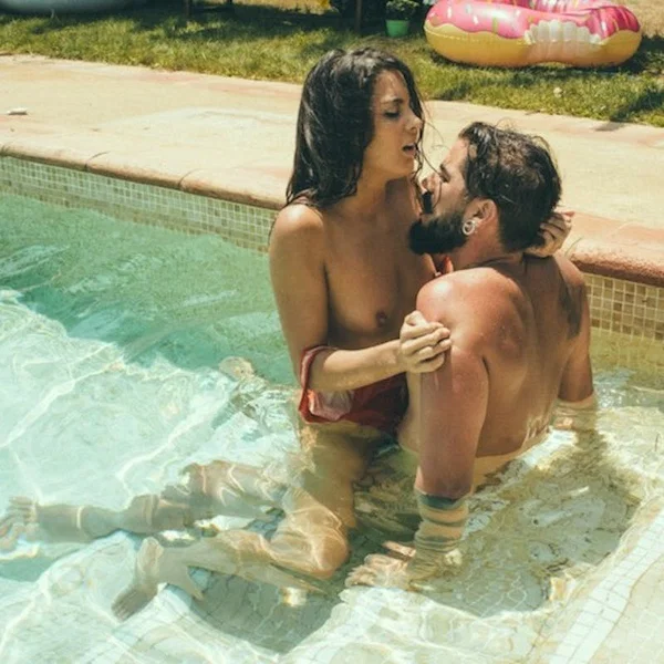 Naughty European babe Carolina Abril gets a pussy licking & fucked in the pool  - European  - Photo 9