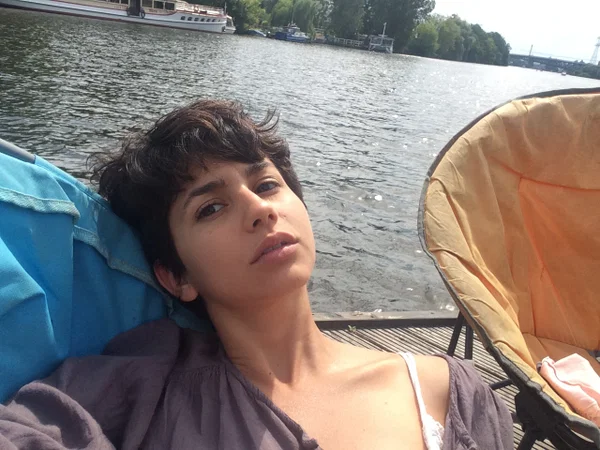 Short-haired British babe Anais shows her big ass & hairy pussy at the doc  - Short Hair, Outdoor, British, Amateur, Ass, Face, Close Up, Tiny Tits, Hairy, Clothed  - Photo 2