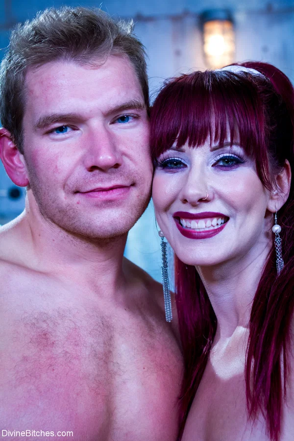 Redhead domme Maitresse Madeline Marlowe slides a strapon in a guy's butthole  - Pegging, Strapon, Femdom, Anal, Cumshot, Redhead, Handjob, Bondage, BDSM, Nipples  - Photo 20