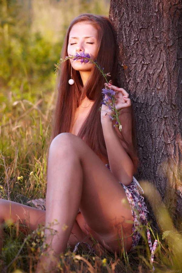 Cute redhead teen Jasmine D poses in a sexy dress and while naked outdoors  - Perfect, Amateur, Babe, Glamour, Beautiful, Solo, Model, Sexy, Cute, Teen  - Photo 21