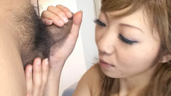 Pretty Japanese girl Hazuki Rui has sex while wearing fishnet stockings  - Japanese, Asian, Hairy, Pussy, Nipples, Close Up, Hardcore, Fingering, Handjob, Ass  - Photo 12