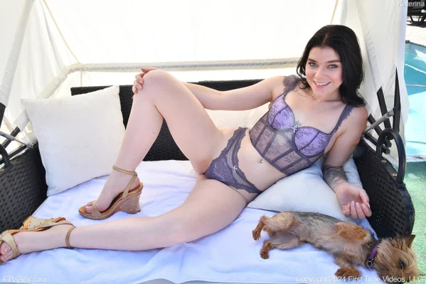 Beautiful babe Katerina masturbates after teasing in sexy lingerie  - Family, Amateur, Petite, Model, Beautiful, Vintage, Babe, Solo, Glamour, Skinny  - Photo 12