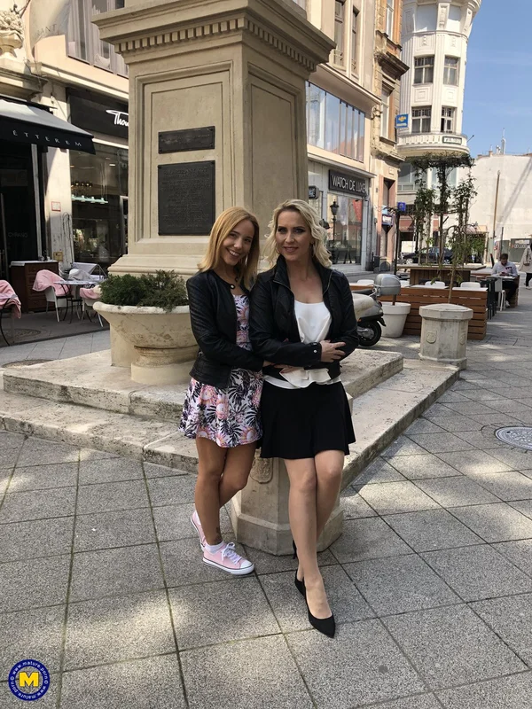 Sweet amateur babes Julia Pink and Poppy Pleasure show their sexy panties  - German, Public, Panties, MILF, Teen, Amateur, Upskirt, Lesbian, Cameltoe, Clothed  - Photo 3