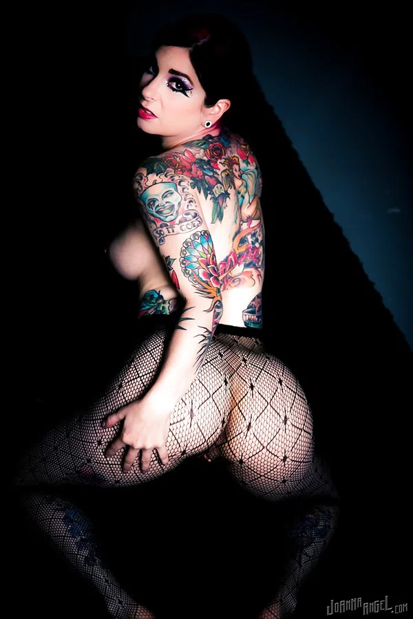 Ravishing punk princess in pantyhose and bra revealing her ample tits  - Tattoo, Pantyhose, Amateur, MILF, Babe, Arab, Lingerie, Big Tits, Ass, Spreading  - Photo 13