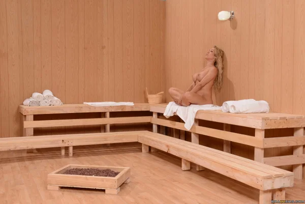 MILFs Capri Cavanni & Karlie Montana eat each other's wet pussies in the sauna  - Bath, Wet, Pussy, Redhead, Lesbian, Canadian, Pornstar, Petite, Natural Tits, Spreading  - Photo 3