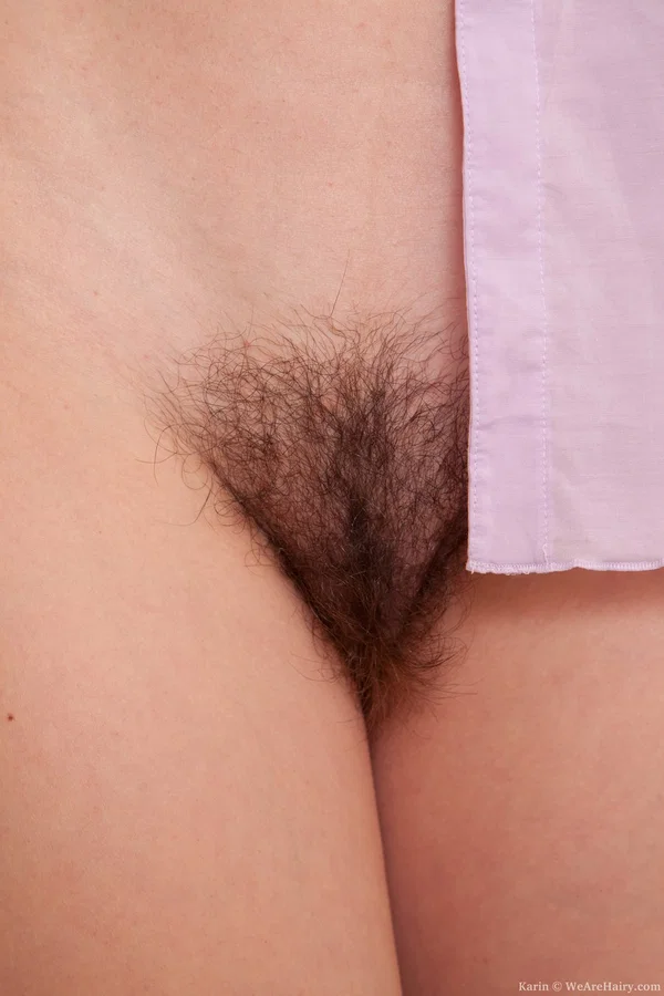 Amateur cutie Karin on her back rubbing delicious hairy vagina in bed  - Hairy, Pussy, Amateur, Close Up, Spreading, Masturbation, Tiny Tits, Nipples, Asshole, Brunette  - Photo 2
