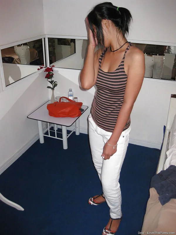 Cute asian girl stripping and getting her trimmed pussy shagged  - Thai, Ass Fucking, Hardcore, Asian, Reality, Ass, Doggy Style, Asshole, Spreading, Pussy  - Photo 1
