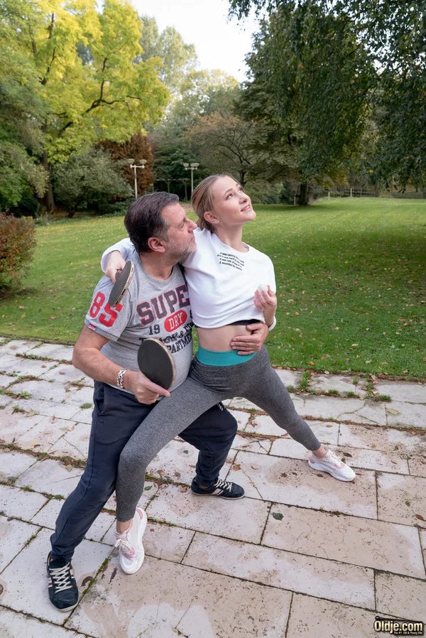 Russian teen Ivi Rein gets her innocent pussy destroyed by her sugar daddy  - Skinny, Teen, Russian, Old Young, Old Man, Reality, Outdoor, Yoga Pants, Yoga, Cute  - Photo 2